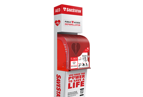 Savestation Tower Aed Cabinet - Action First Aid