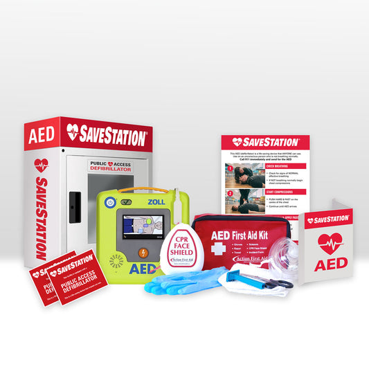 ZOLL AED 3 Bundle With Cabinet - Action First Aid